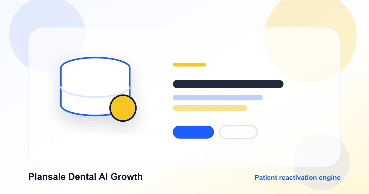 AI Patient Reactivation: Turn Your Dental Database Into $30K/Month cover image
