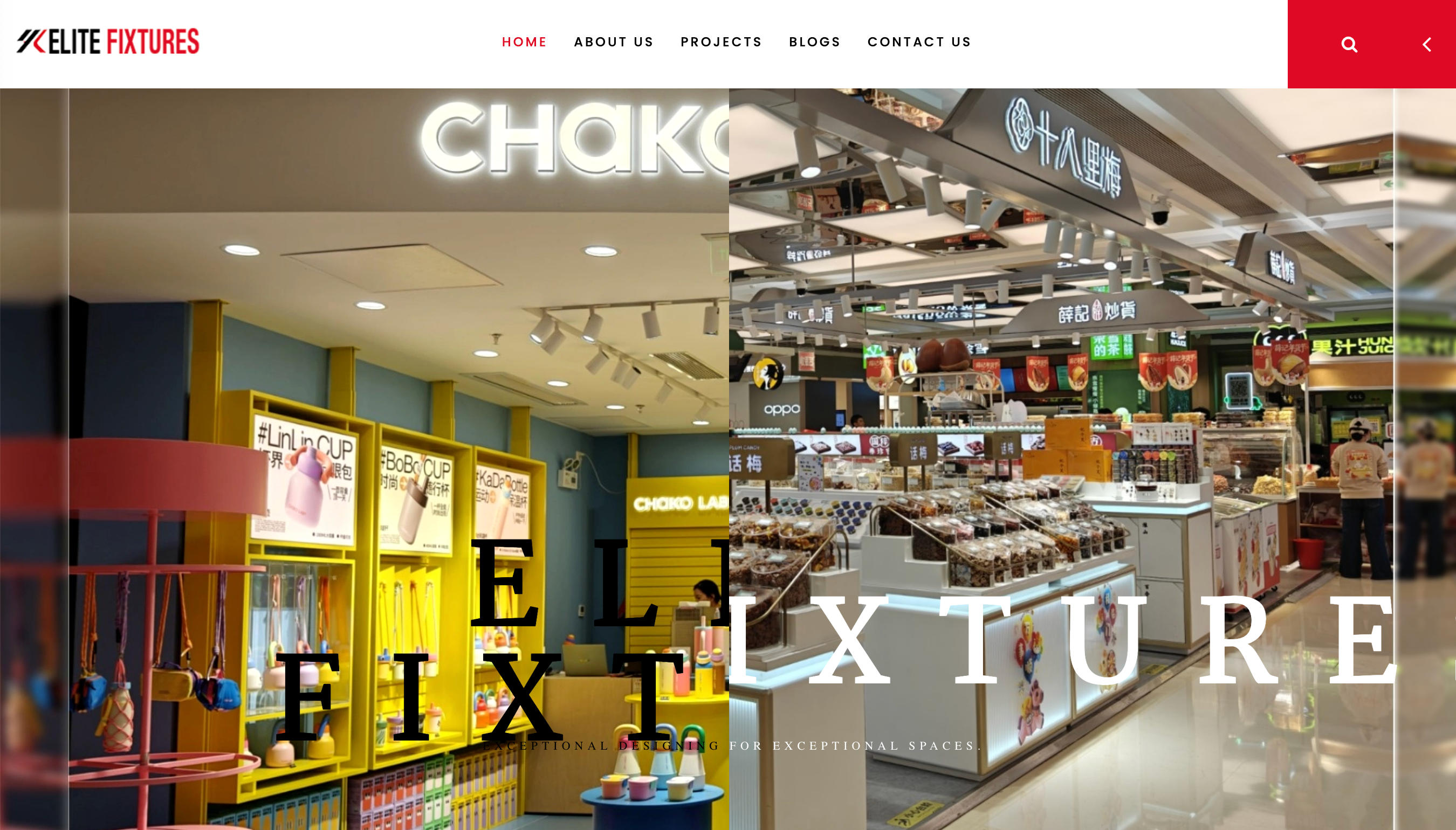 Elite Fixtures website preview