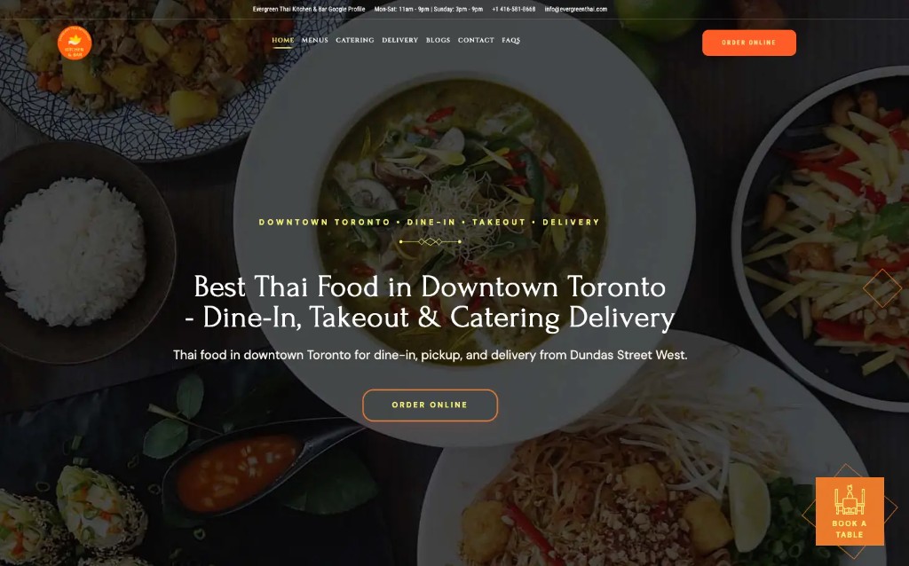 Evergreen Thai Kitchen & Bar Branding, Website, Menu and Growth Case Study cover image