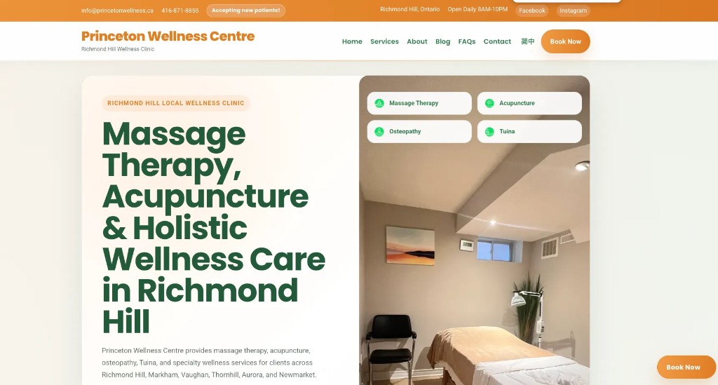 Princeton Wellness Centre project preview