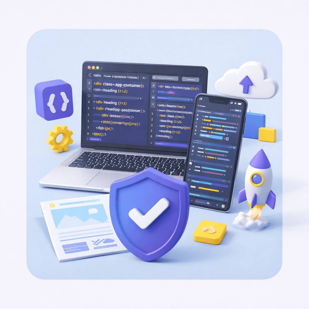 Website Design & Landing Pages service illustration